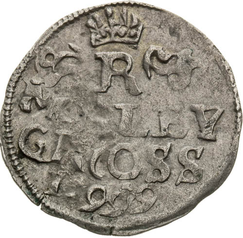 Malý groš 1599 - reverz