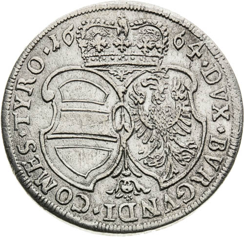 XV Kreutzer 1664 - back