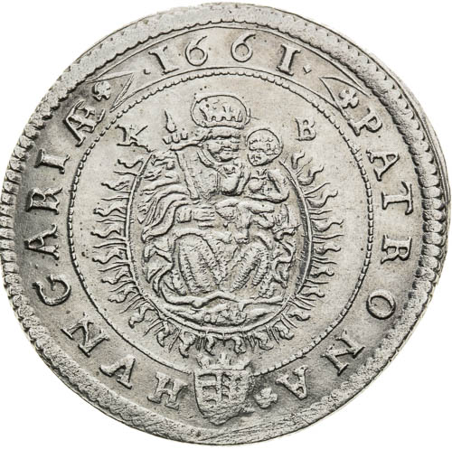 XV Kreutzer 1661 - back