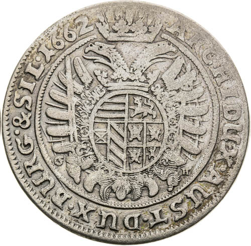 XV Kreutzer 1662 - back