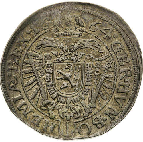 XV Kreutzer 1664 - back