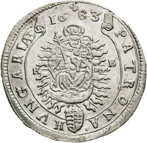 XV Grajciar 1683 - reverz