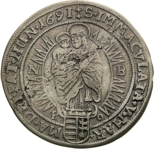 XV Grajciar 1691 - reverz