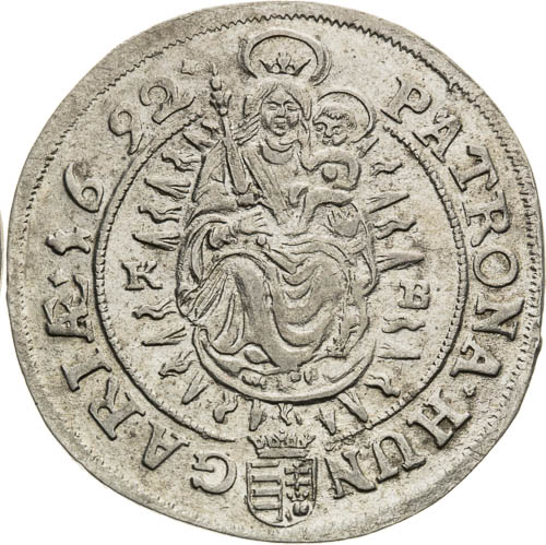 XV Kreutzer 1692 - back