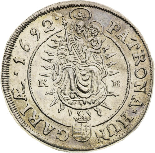 XV Kreutzer 1692 - back