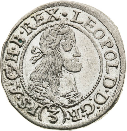 3 Kreutzer 1665 - front