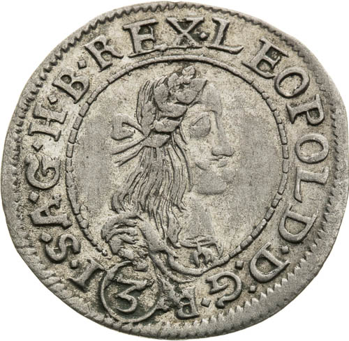 3 Kreutzer 1675 - front