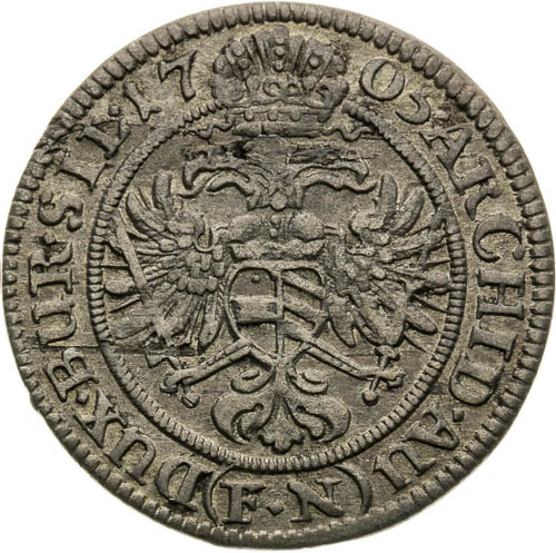 3 Kreutzer 1703 - back