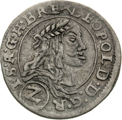 2 Kreutzer 1674 - front
