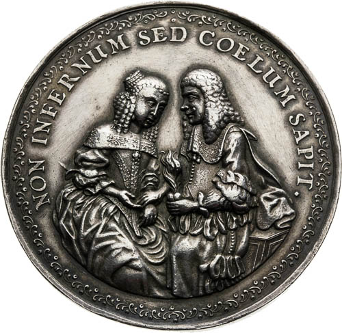 Silver Medal (1660) - back