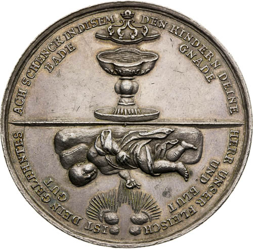Silver Medal (1700) - back