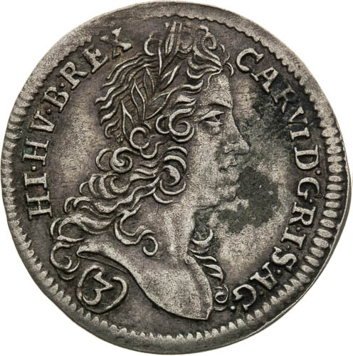 3 Grajciar 1721 - averz