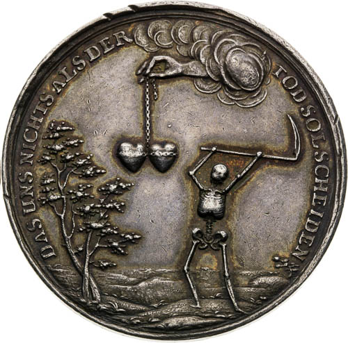 Silver Medal  (around 1700) - back