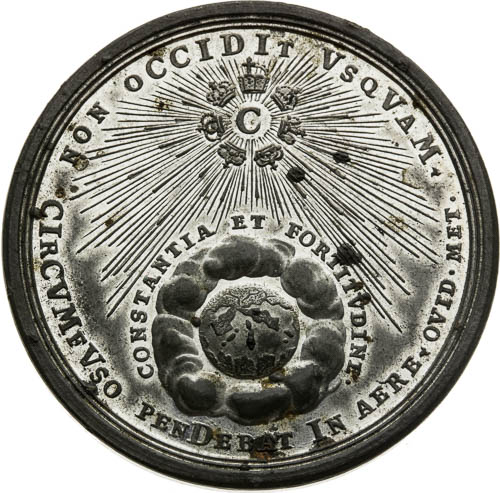 Medal 1712 - back