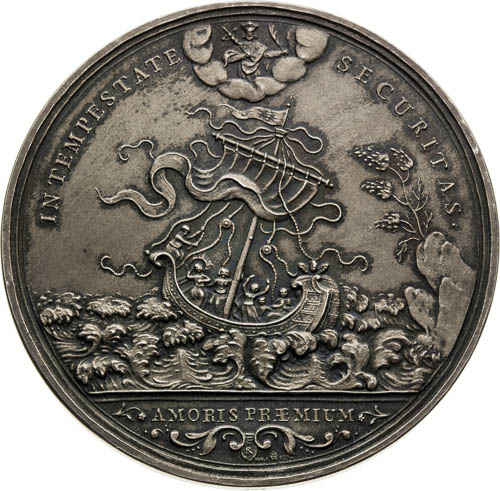 Silver medal 1726/1914 - back