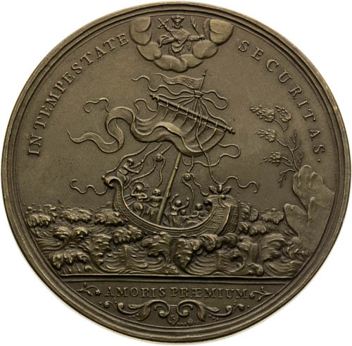 Bronze Medal 1726/1914 - back