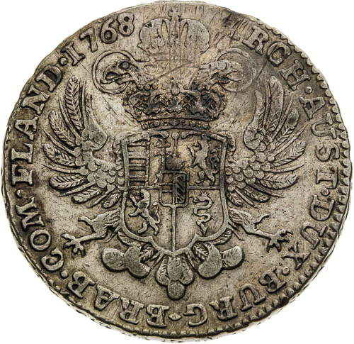 Krížový toliar 1768 - reverz