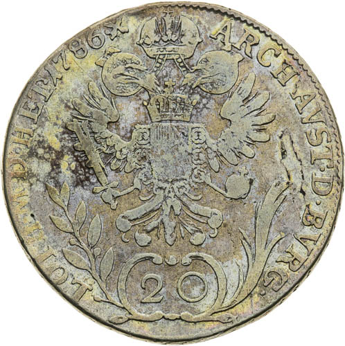 20 Grajciar 1786  - reverz
