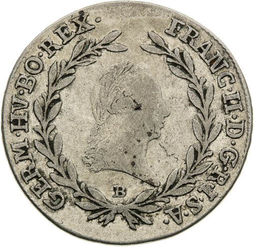 20 Kreutzer 1796 - front
