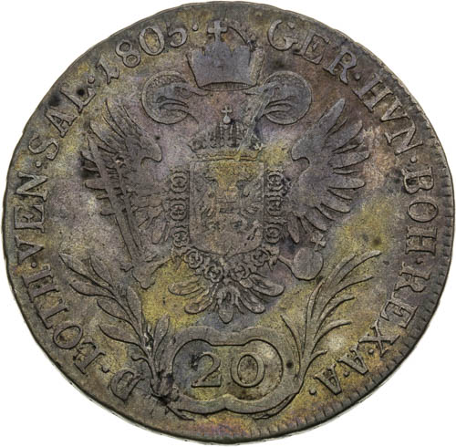 20 Kreutzer 1803 - back