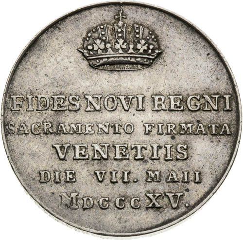 Silver Token 1815 - front