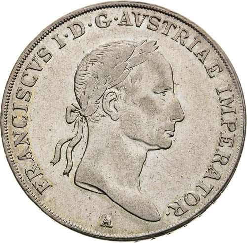 1/2 Thaler 1834  - front