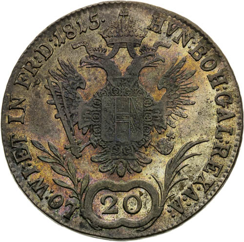 20 Kreutzer 1815 - back