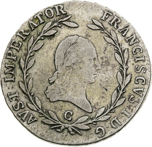 20 Kreutzer 1815 - front
