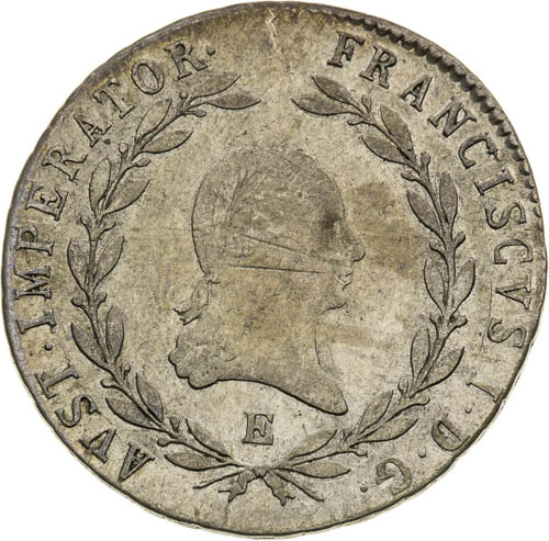 20 Kreutzer 1820 - front