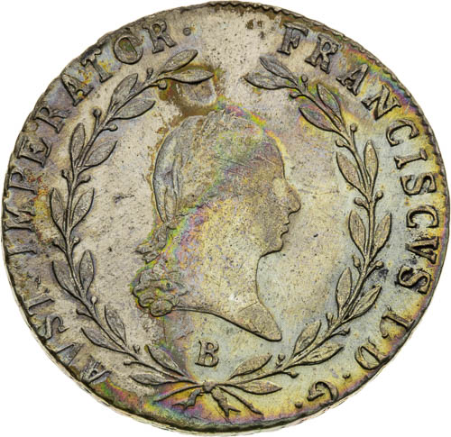 20 Kreutzer 1823 - front