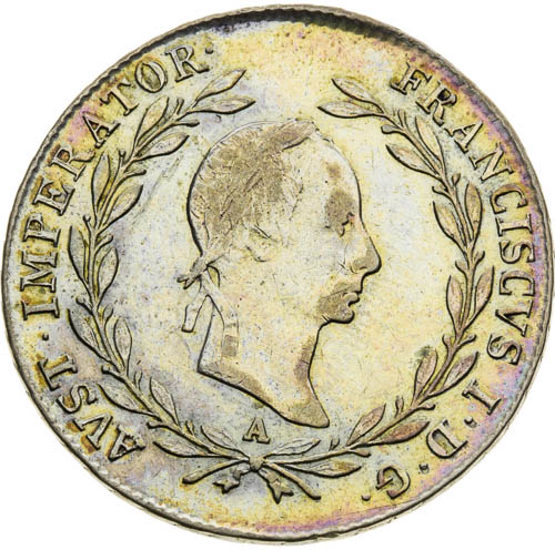 20 Kreutzer 1830 - front