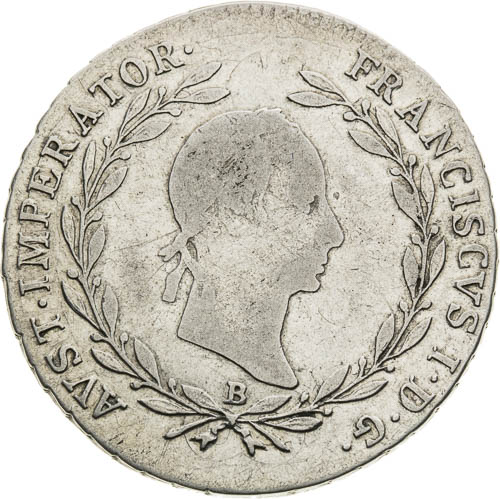 20 Kreutzer 1830 - front