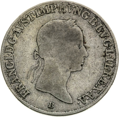 20 Kreutzer 1833 - front