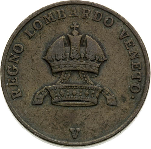 5 Centesimi 1834 - front