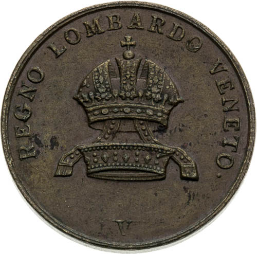 5 Centesimi 1843 - front