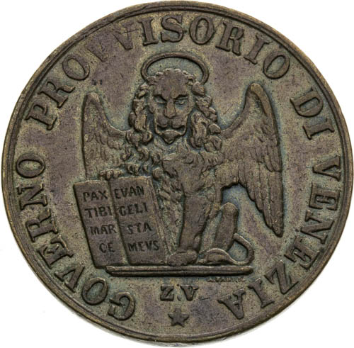 5 Centesimi 1849 - front