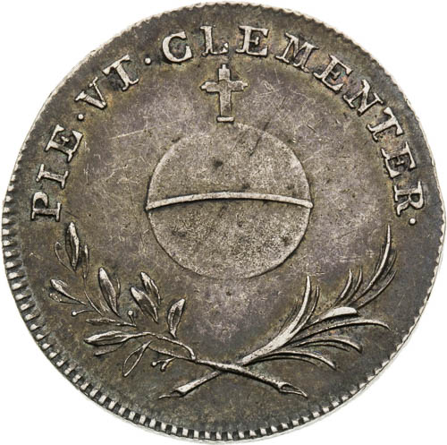 Korunovačný žeton 1825 - reverz
