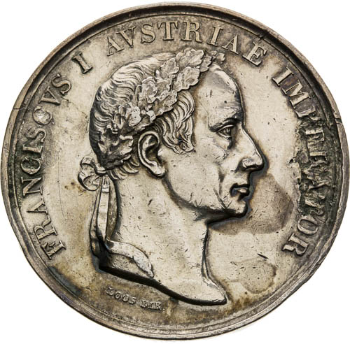 Strieborná medaila 1835 - averz