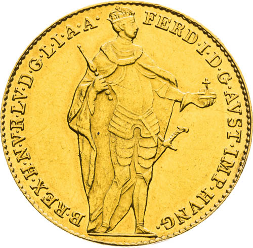 Dukát 1841 - averz
