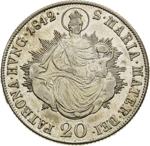 20 Grajciar 1842 - reverz
