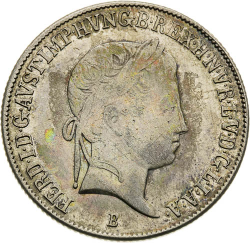 20 Grajciar 1843  - averz