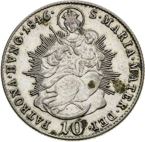 10 Grajciar 1846  - reverz