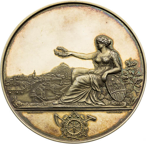 Silver Medal 1898 - front