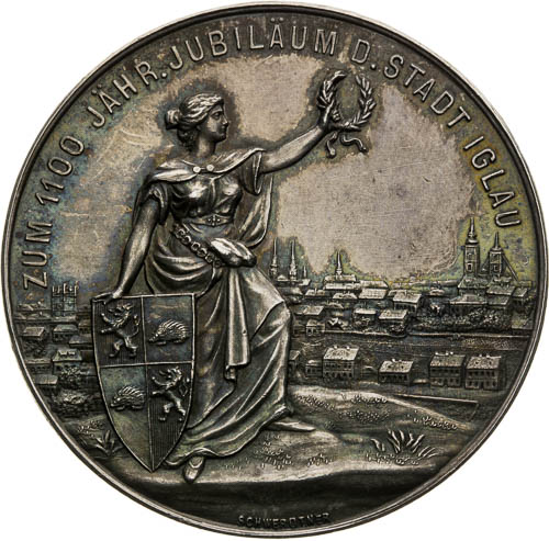 Strieborná medaila 1899 - averz