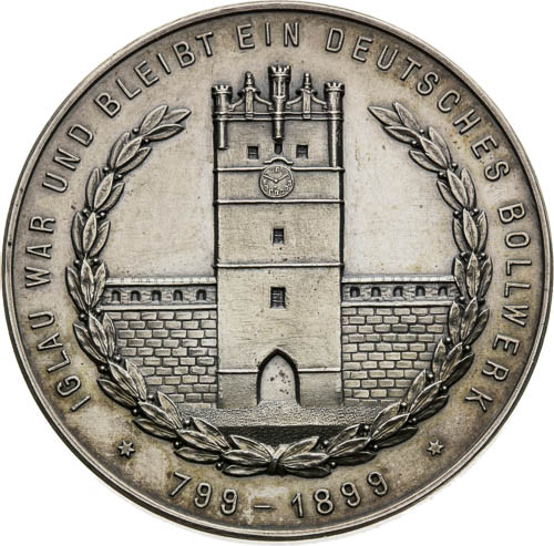 Strieborná medaila 1899 - reverz