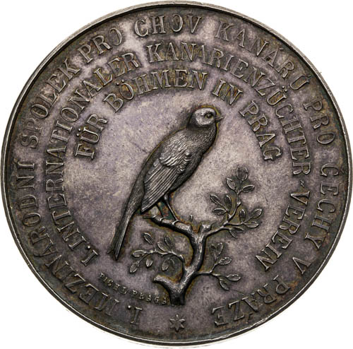 Strieborná medaila 1899 - averz