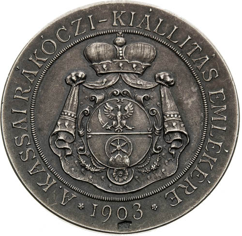 Strieborná medaila 1903 - averz