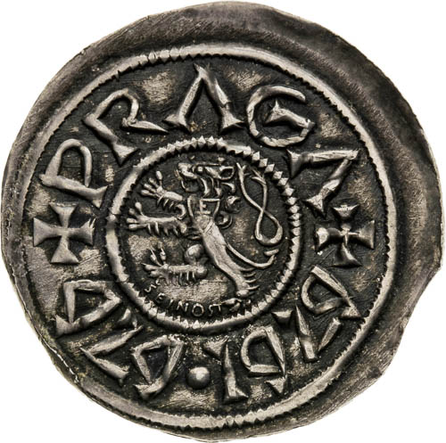 Silver token 1929 - front