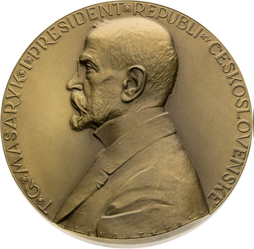 Bronzová medaila 1922 - averz