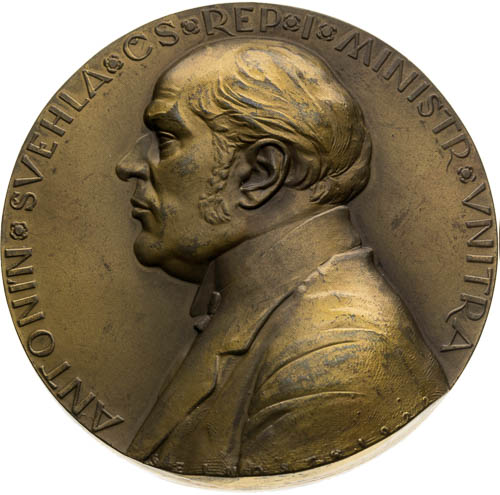 Bronzová medaila 1922 - averz